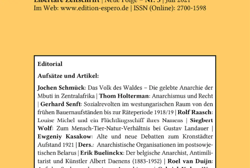 Hier ist sie: Die espero-Sommerausgabe 2021!