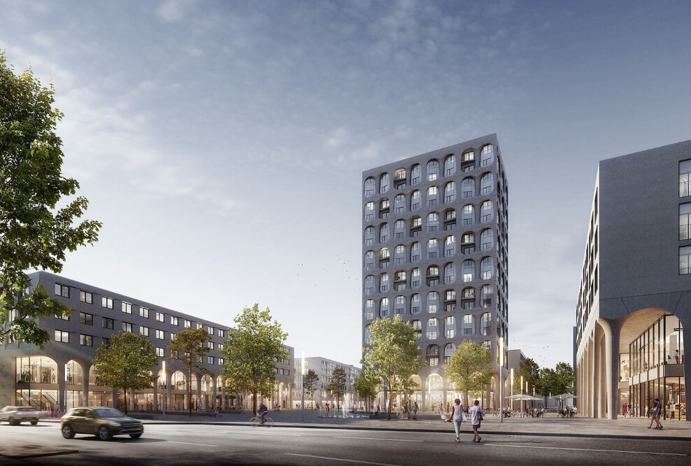 Stadtsparkasse München im neuen Stadtquartier ZAM