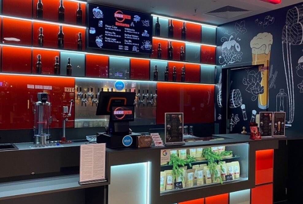 Auf den Geschmack kommen: Beer Cube bietet frisch gezapftes Bier nach eigener Rezeptur