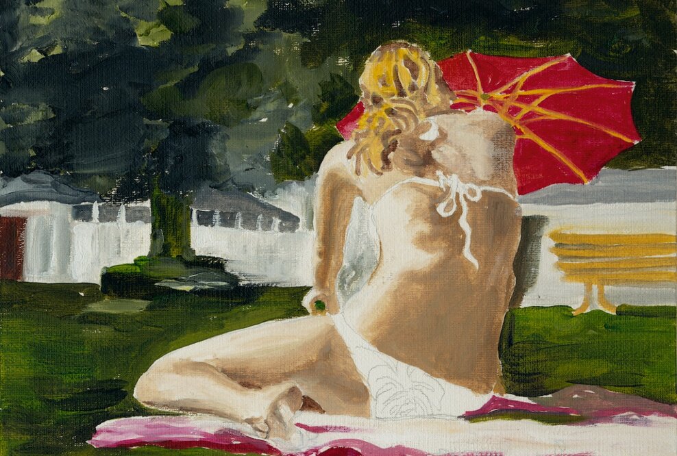 Ausstellung: Freiburg 2020 | Almut Quaas | „Damenbad“ - Alter Wiehrebahnhof