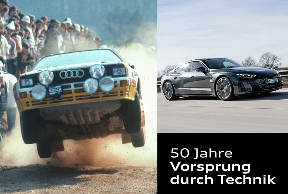 Ein Claim mit Geschichte: Audi feiert 50 Jahre „Vorsprung durch Technik“