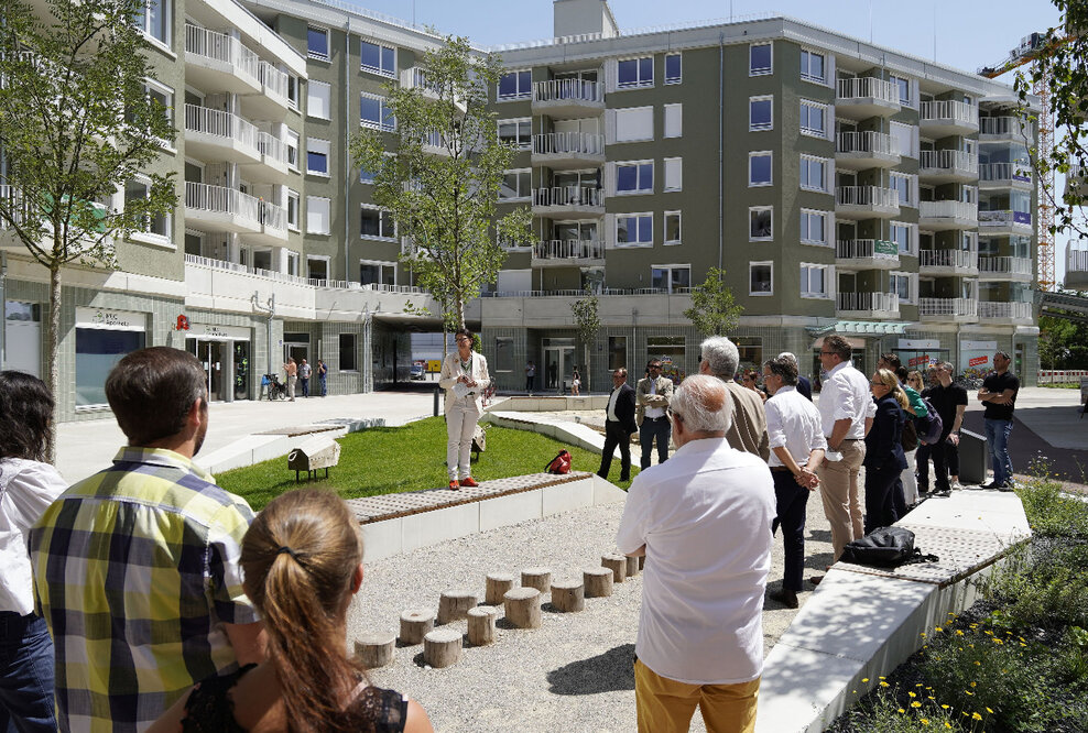 Isaria stellt Green Levels in München vor: Wohnen, Arbeiten und Nahversorgung auf engstem Raum vereint