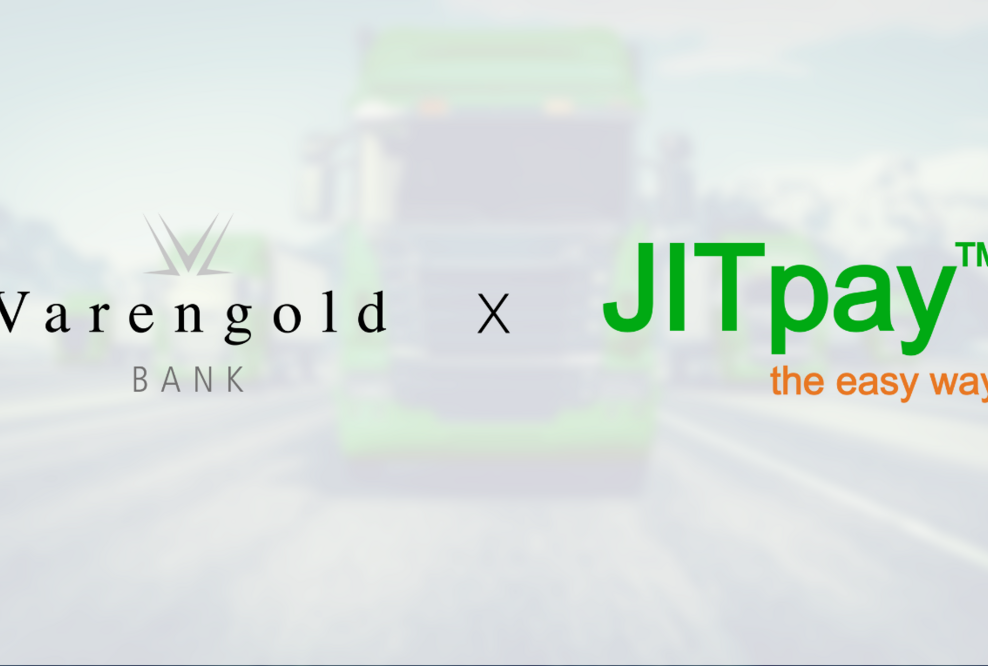 Varengold Bank kooperiert mit FinTech und Logistik-Bezahldienst JITpay™