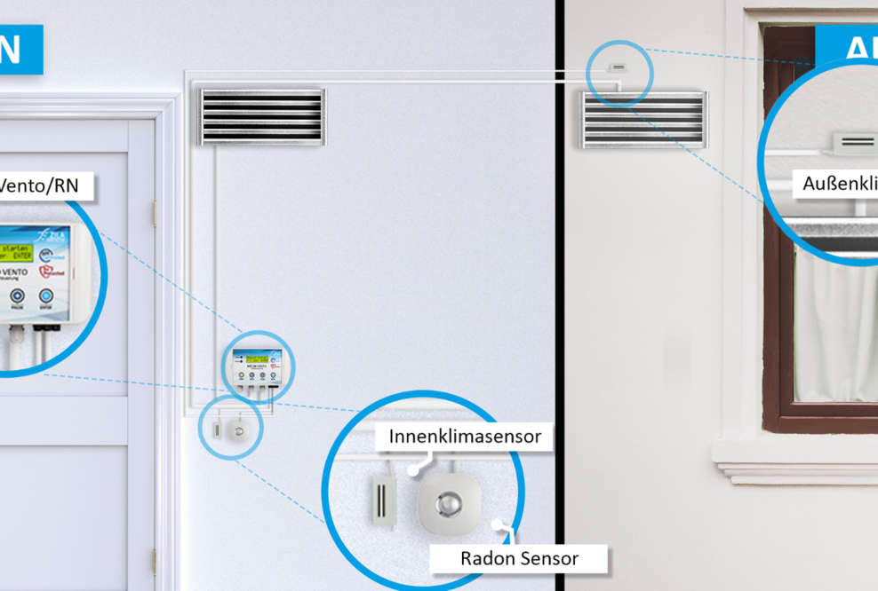 ZILA GmbH und RadonTec präsentieren Lüftungssteuerung zum ganzheitlichen Radonschutz