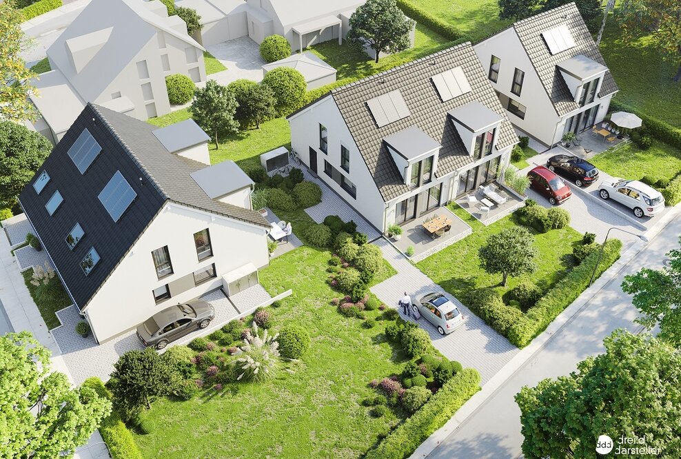 KSK-Immobilien hat vier Doppelhaushälften und ein freistehendes Einfamilienhaus in Hennef vermittelt