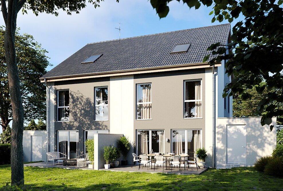 KSK-Immobilien vermittelt vier Doppelhaushälften und drei Reihenhäuser in Siegburg