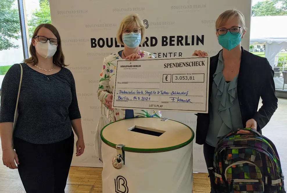 „Schulstarthilfe“ für 130 Familien im Kiez: Sammel- und Spendenaktion im Boulevard Berlin erfolgreich