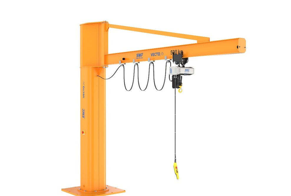 SWF Krantechnik führt Schwenkkran VECTO jib ein