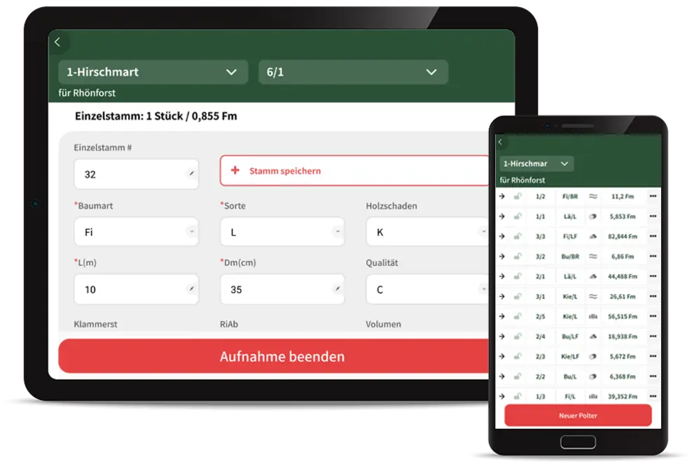 TimberData Holzaufnahme-App ist released: Erster Baustein der neuen Warenwirtschaft von DekaData