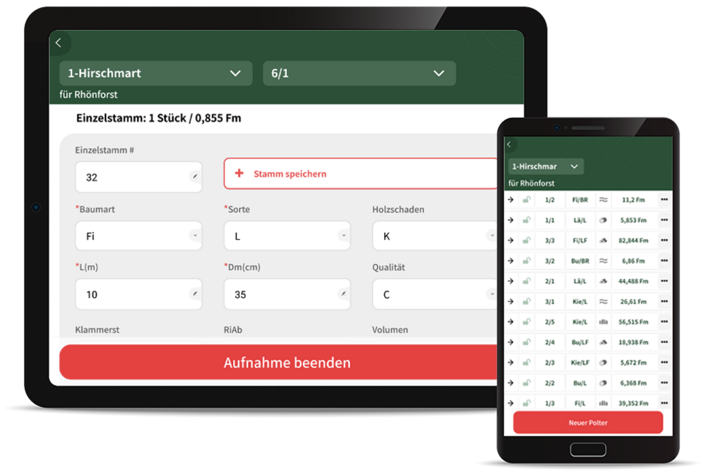 TimberData Holzaufnahme-App ist released: Erster Baustein der neuen Warenwirtschaft von DekaData