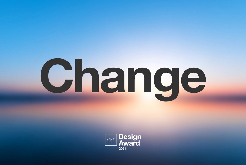 OfG Design Award 2021: Change - der Countdown läuft