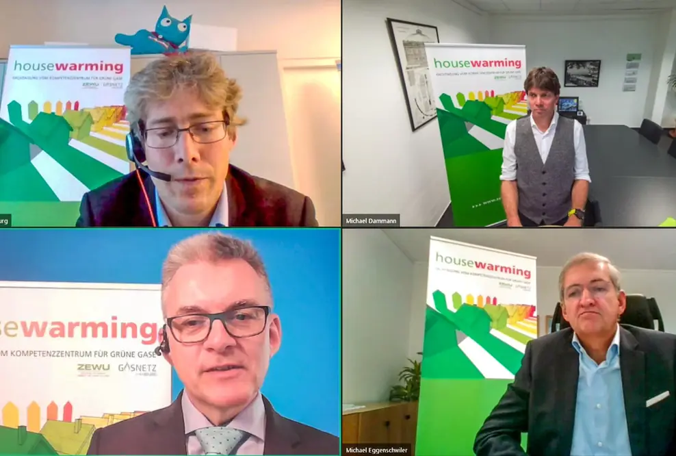 Onlinetagung Housewarming 2021 Spezial: Handwerk und Planer auf Wasserstoff-Technologie vorbereitet