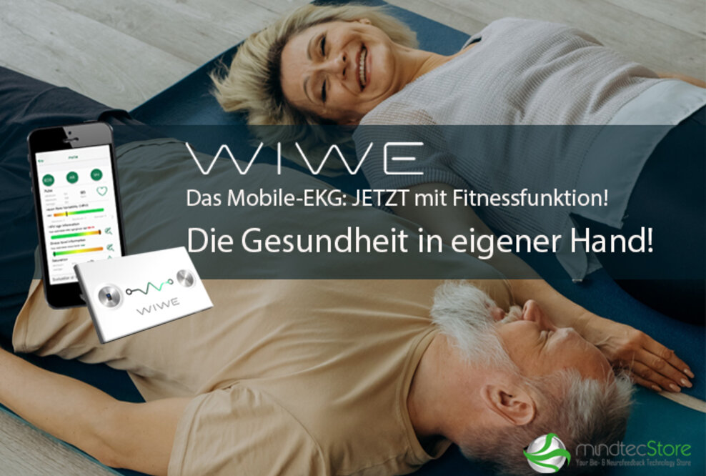 WIWE, das mobile EKG-Gerät– jetzt mit FITNESSFUNKTION! Die Gesundheit in eigener Hand!