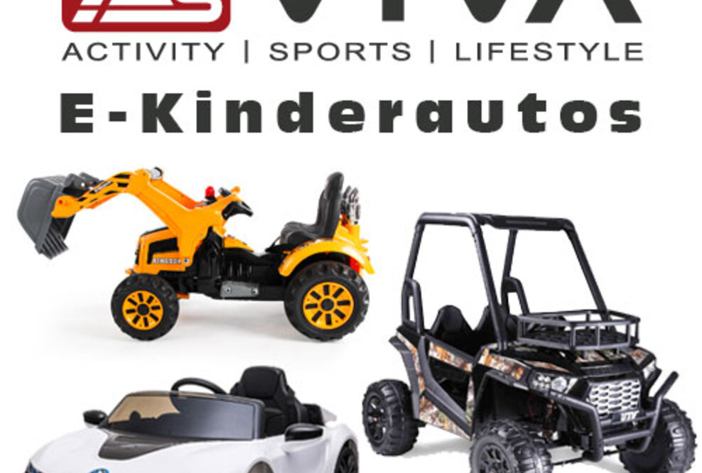 Neuer Fahrspaß für den Nachwuchs: Elektro Kinderautos von AsVIVA jetzt verfügbar