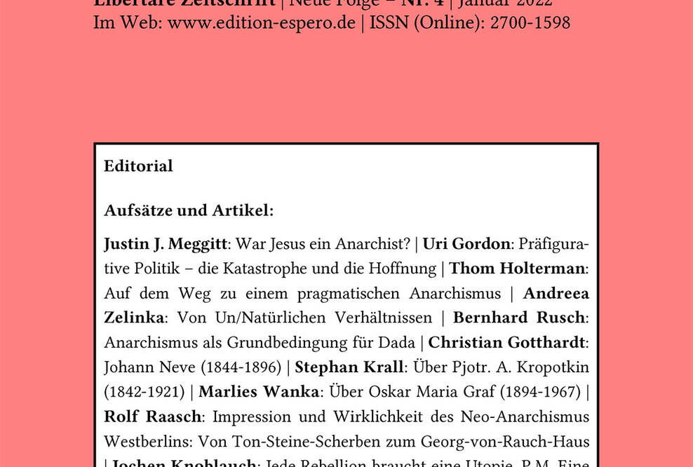 espero, Nr. 4 (Jan. 2022)
