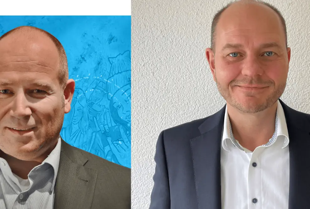 Neue Führungs-Mannschaft beim Häfft-Verlag: Schreibwarenexperte André Simon erhält Prokura und Hermann Hopf leitet Verkauf