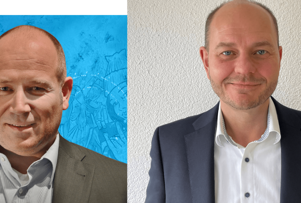 Neue Führungs-Mannschaft beim Häfft-Verlag: Schreibwarenexperte André Simon erhält Prokura und Hermann Hopf leitet Verkauf