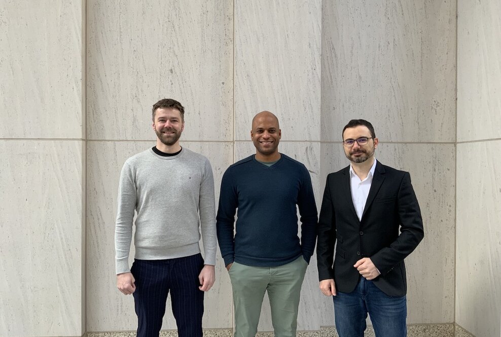 Martin Weiß, Davis Eisape und Alexander Papachristos starten positiv in das neue Jahr.