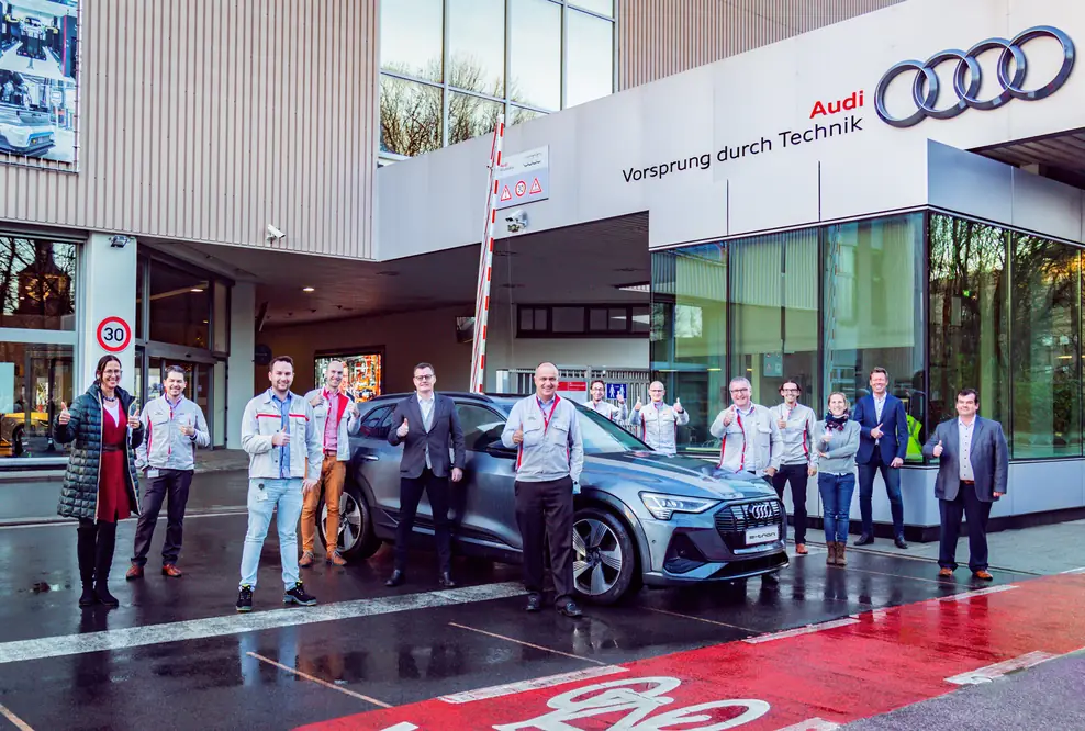 Audi Brussels gewinnt den Industrial Excellence Award Belgium 2021