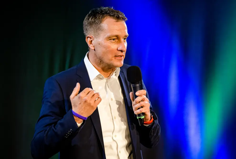 Redner Jens Newerla