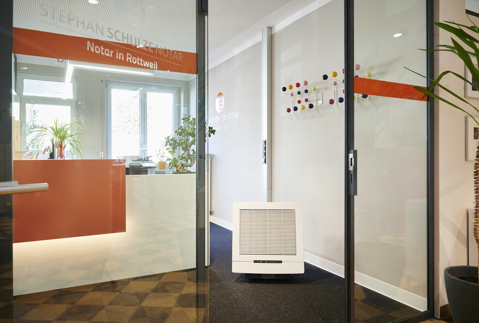 Eingangsbereich zum Notariat Schulze in Rottweil