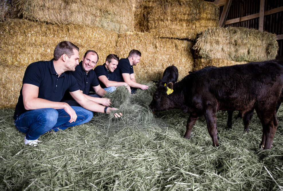 Die Marblelution Gründer: Sebastian Röttcher, Robert Becker, Stefan Rottensteiner, Tobias Becker (v.l.n.r)