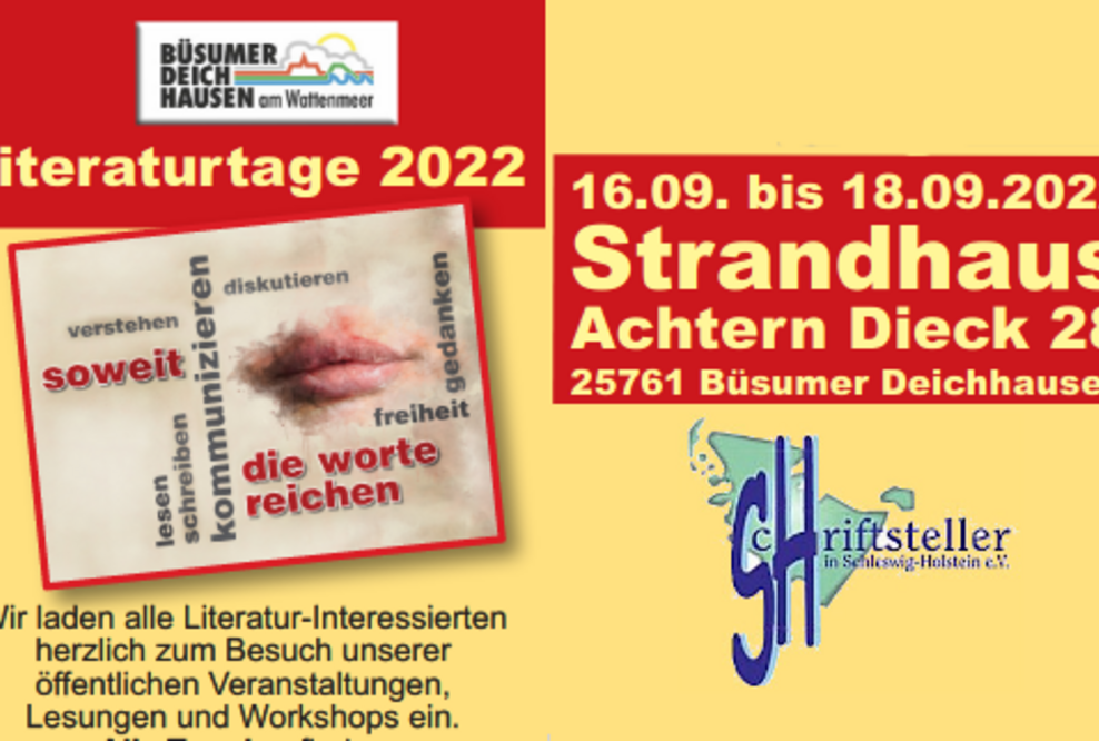 Literaturtage in Büsum / Lesungen und Workshops