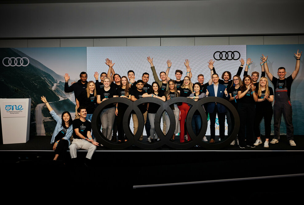 Zukunftsvisionen in Manchester: Audi bringt junge Talente zum One Young World Summit