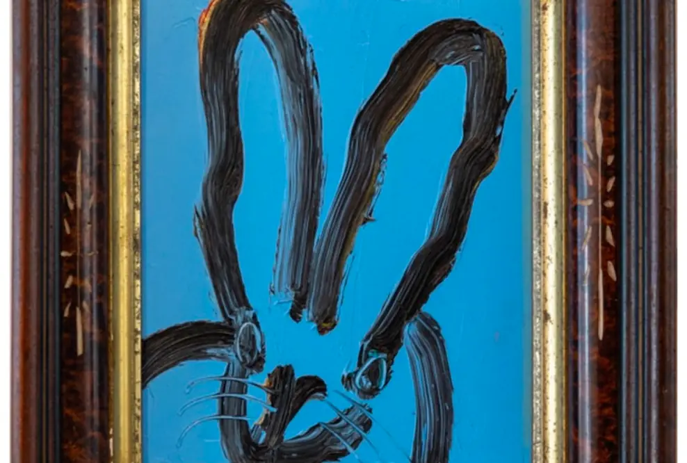 Hunt Slonem Bunny Painting - Elf