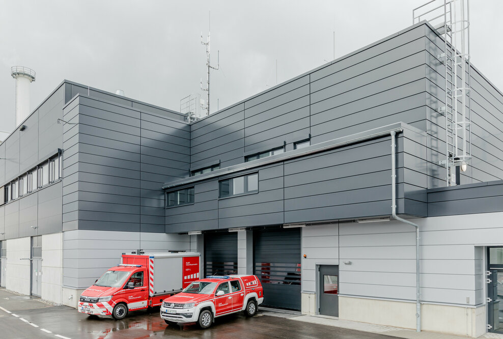 Eröffnung der Feuerwache in den Böllinger Höfen in 2022.