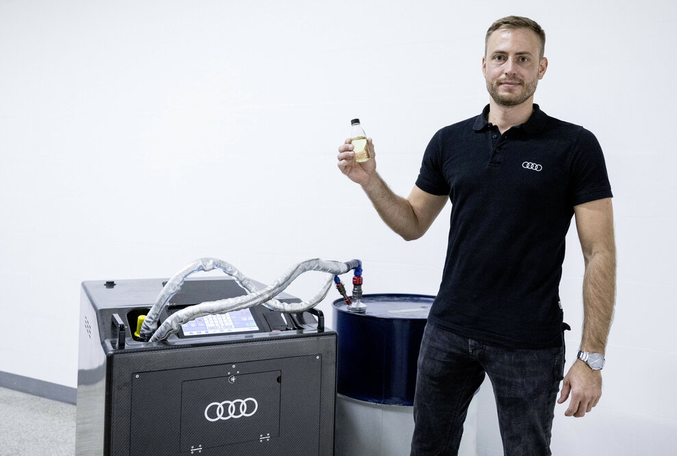 Dr. Fabian Titus, reFuels für den Audi RS Q e-tron