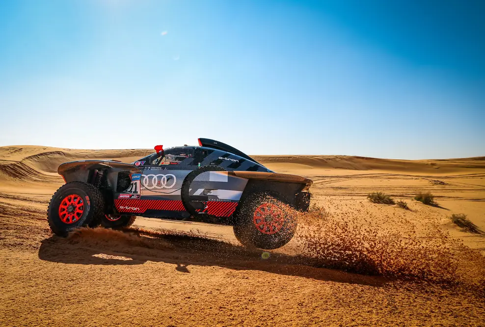 Team Audi Sport bleibt motiviert für zweite Hälfte der Rallye Dakar