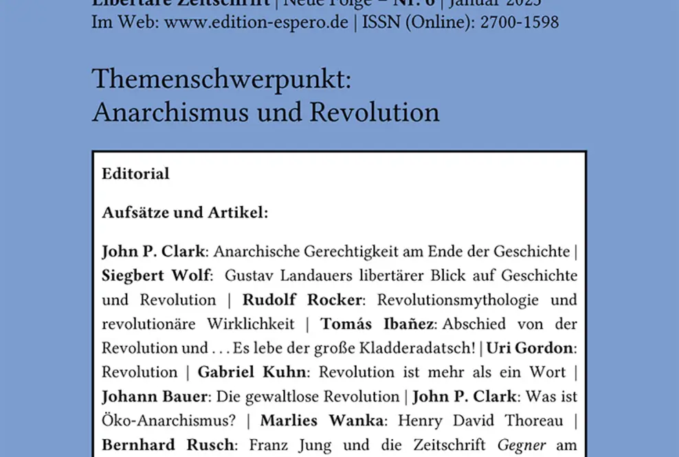 espero, Nr. 6, Januar 2023, 282 Seiten, zahlr. Illustr. (
