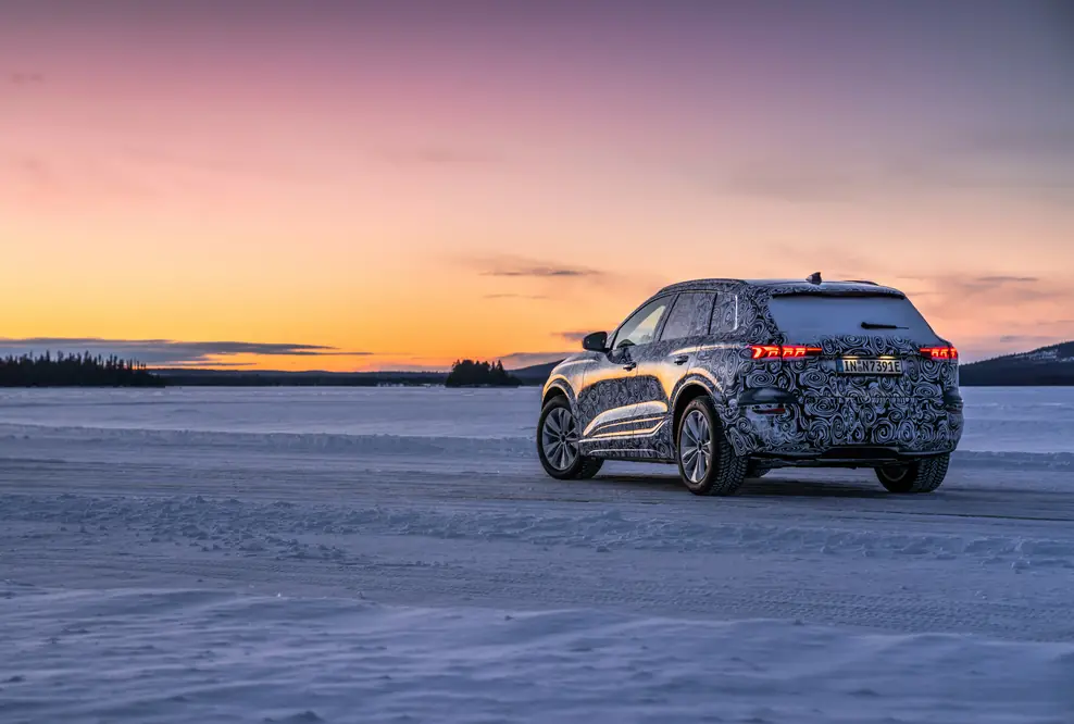 Für die Abstimmung des Q6 e-tron Prototyp sind Tests unter härtesten Bedingungen unverzichtbar.