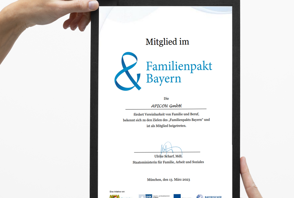 Wir sind stolzes Mitglied im Familienpakt Bayern