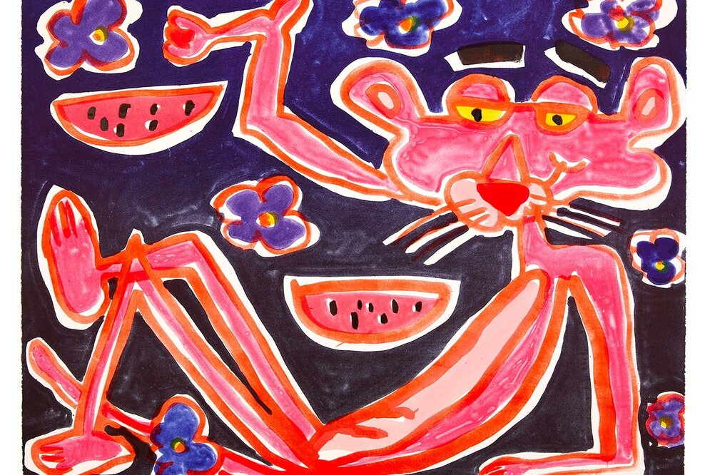 Katherine Bernhardt - Pink