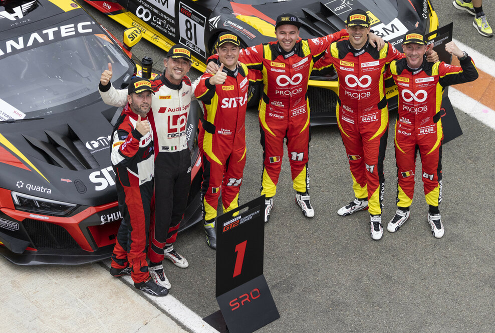 GT2 European Series 2022 Stefano Costantini, Luca Pirri, Nicolas Saelens, Stienes Longin, Peter Guelinckx, Bert Longin