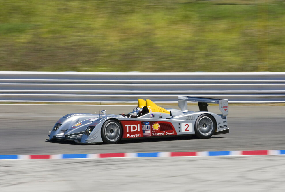 Der Audi R10 TDI Siegerauto Le Mans 2006