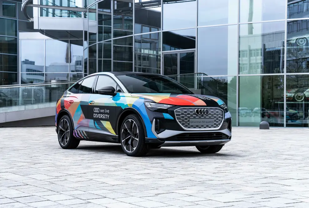 Audi setzt sich mit der Initiative „Procurement with purpose“ für die wirtschaftliche Teilhabe von diversen Unternehmen sowie von Unternehmen mit sozialen Zwecken ein.