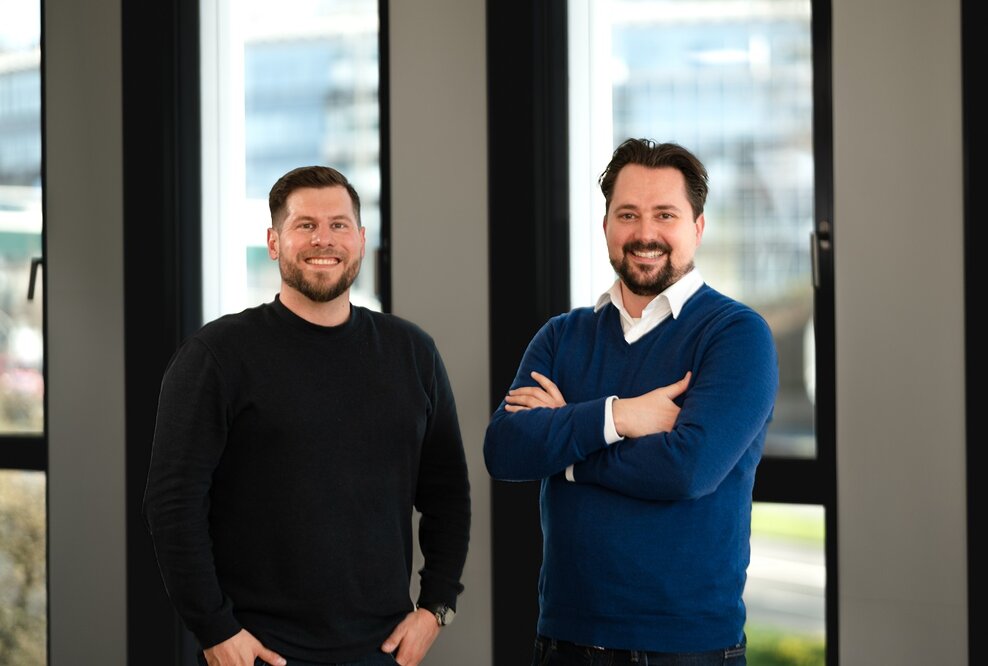Die beiden Gründer Steffen Braun und Christian Ternai