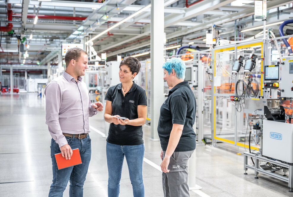 Teamgeist und Qualitätsbewusstsein sind in der Produktion gefragt.