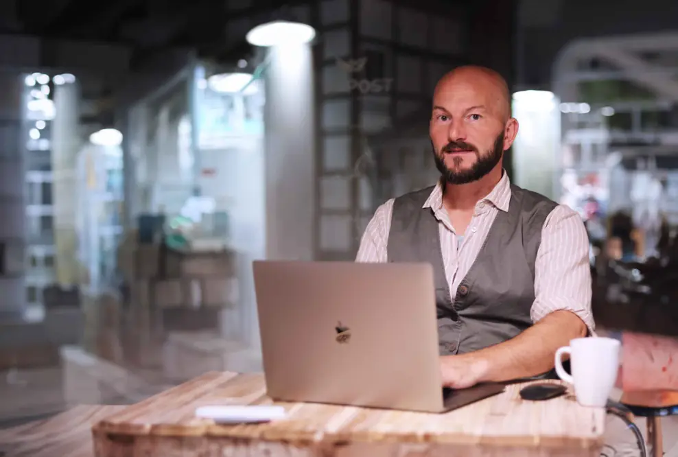 Inhaber Mirko Baschetti von Butterfly Business