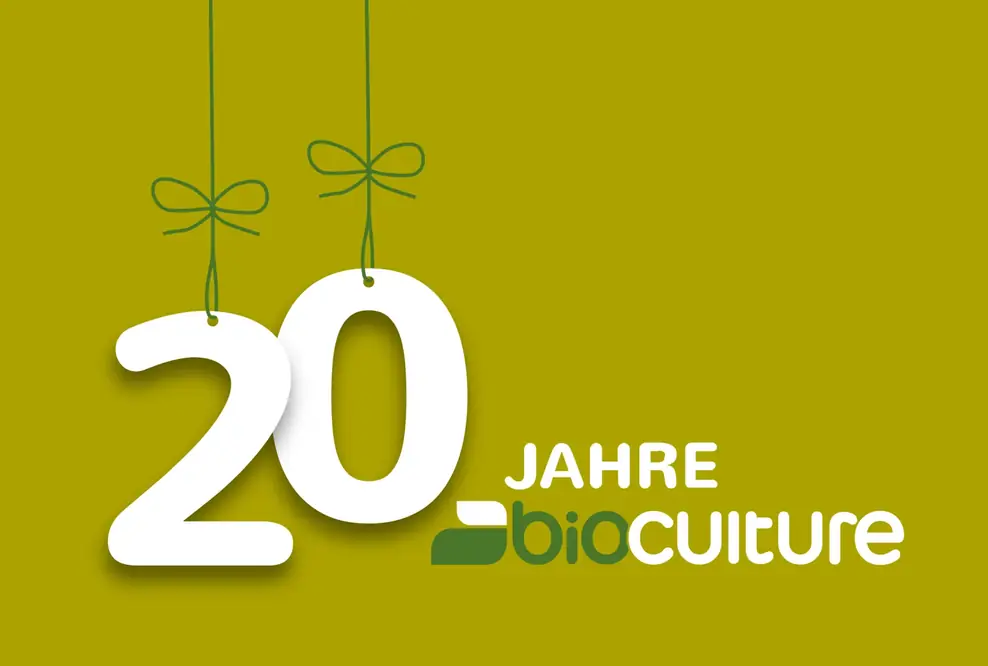 20-jähriges Jubiläum bioculture 