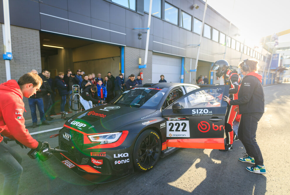 Audi RS 3 LMS #222 (Technova College Racing), Laurens de Wit/Fabian Schoonhoven
