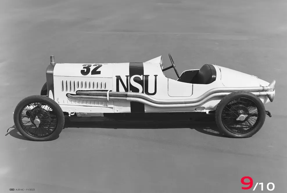 Vierfachsieg für die NSU-Rennwagen Typ 6/60 PS beim „Großen Preis von Deutschland“ auf der AVUS