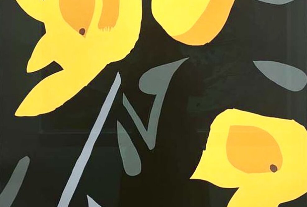 Alex Katz Freesia Flowers | FRANK FLUEGEL GALERIE