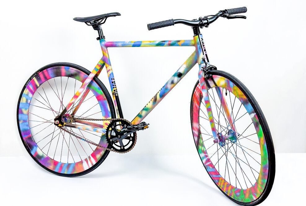 Santafixie Art Bike aus der Crowd Design Aktion "Spray it your way"