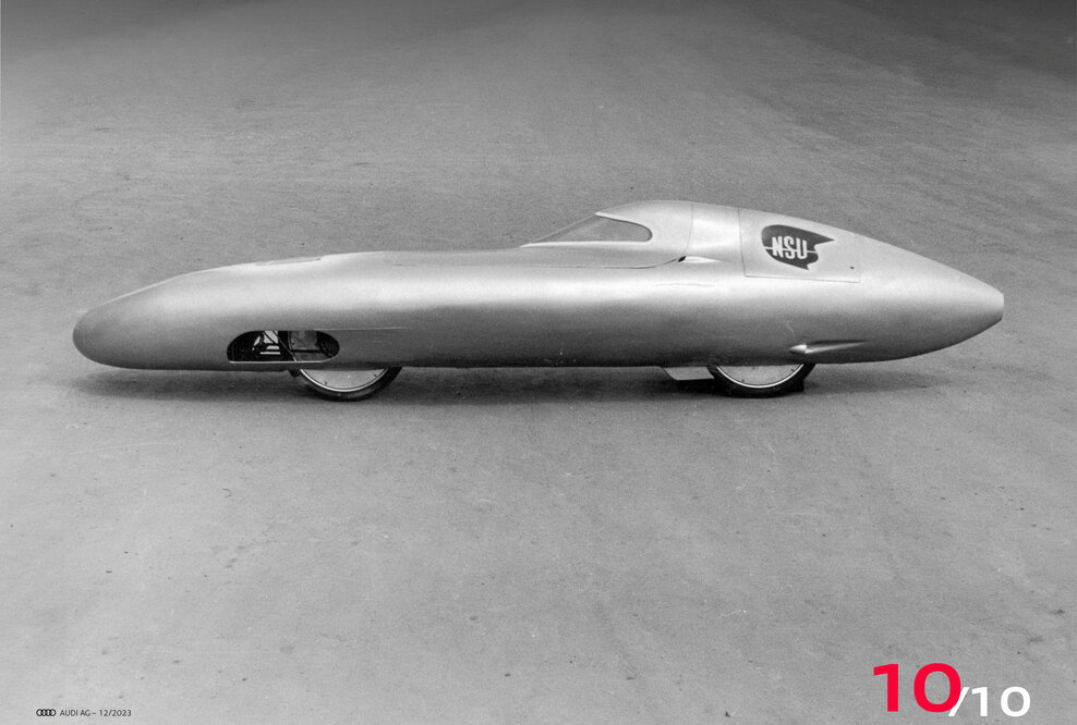 Das Rekordfahrzeug von Gustav Adolf Baumm: der „Baumm’sche Liegestuhl“.