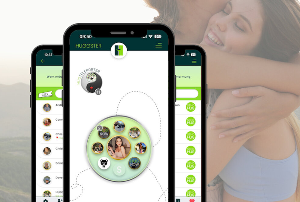 HUGGSTER: Digitale Umarmungen werden real