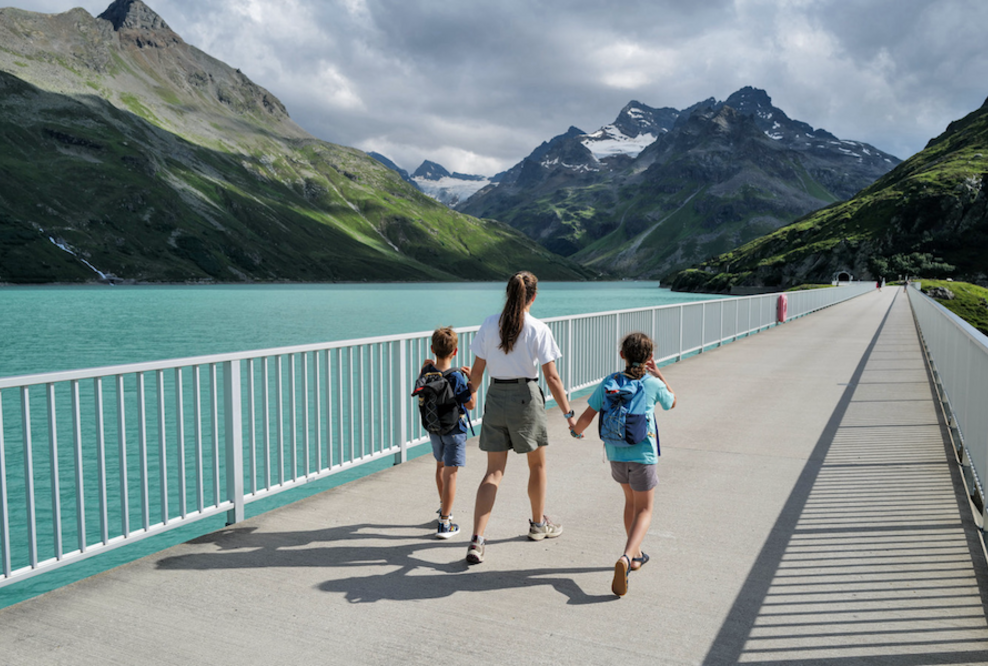 Sommer mit Kindern in den Bergen